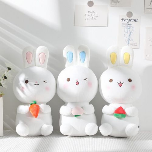 Crystal Short Plush Cartoon Rabbit Bunny Doll Cozy Holiday Gifts