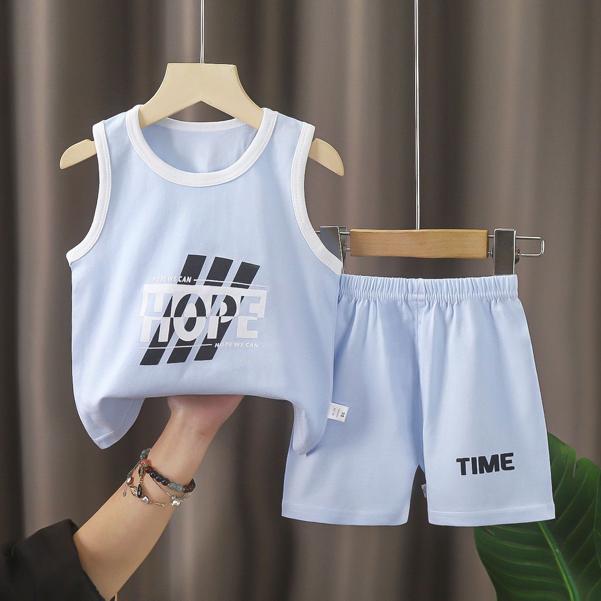 New Boys Baby Summer Number Print Vest Jersey Suits Children Loose Absorb Sweat Breathable Basketball Football Clothing Sets For