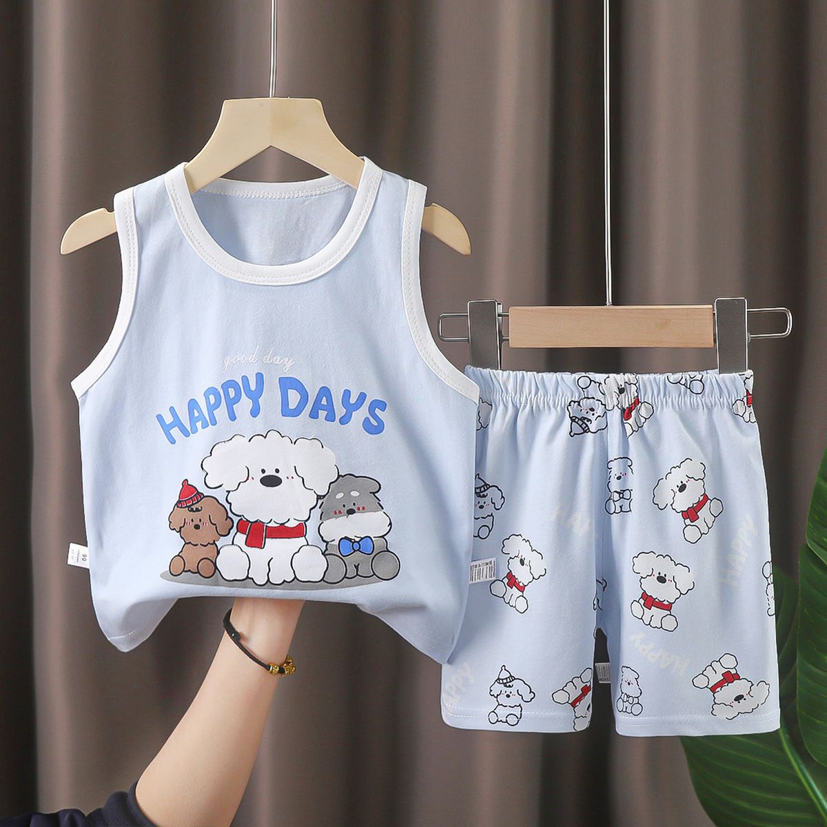 New Boys Baby Summer Number Print Vest Jersey Suits Children Loose Absorb Sweat Breathable Basketball Football Clothing Sets For