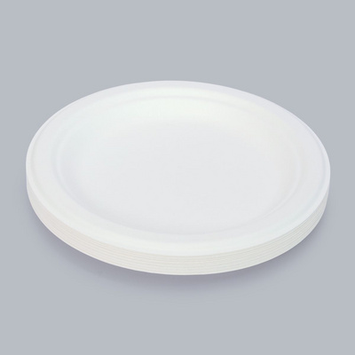 7-inch round plate environmentally friendly tableware biodegradable food packaging disposable tableware