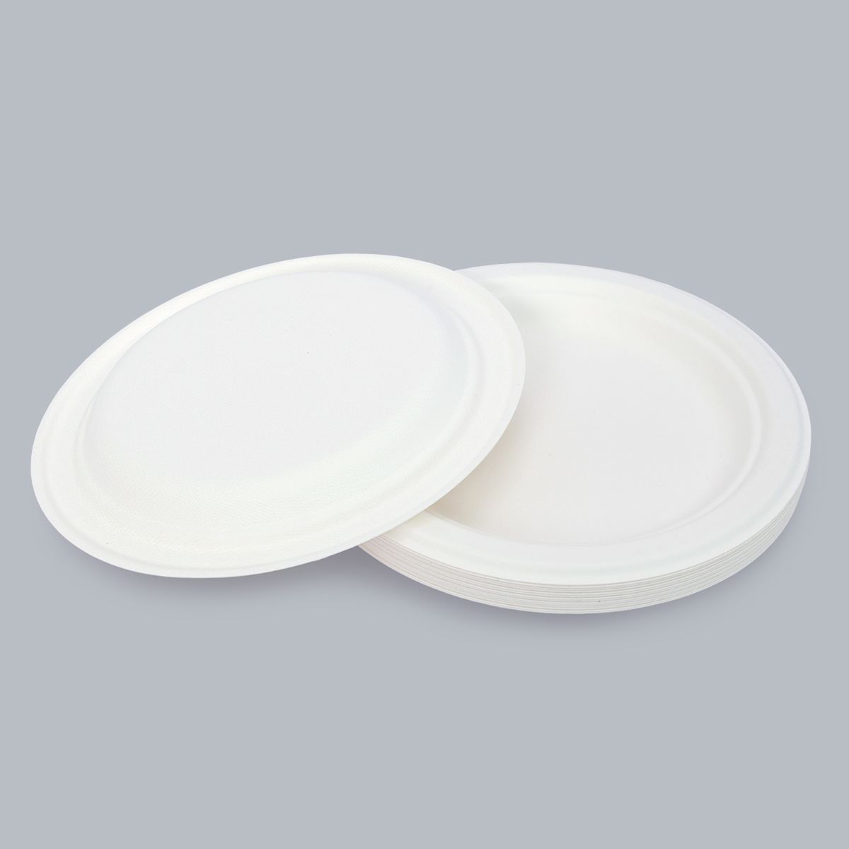 7-inch round plate environmentally friendly tableware biodegradable food packaging disposable tableware