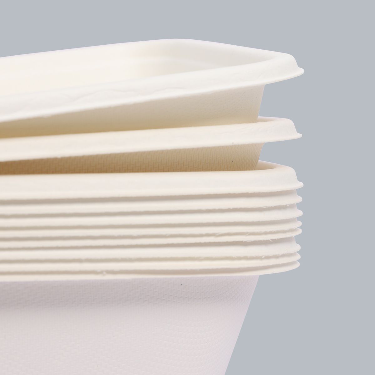 850ml square box environmentally friendly tableware degradable food packaging disposable tableware