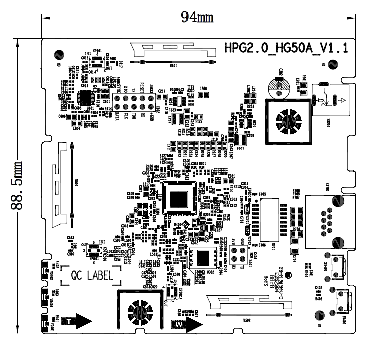 Intelligent gateway controller inverter driver controller Printed Circuit Board