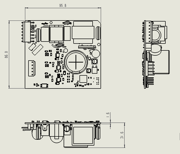 EC250W Refrigerator Compressor Driver Board