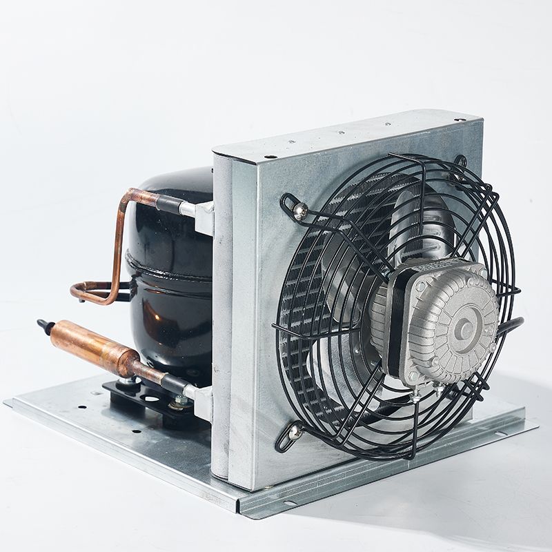 QD110HC Compressor condensing units 220V R134a LBP compressor and condenser for refrigerator fridge chest freezer