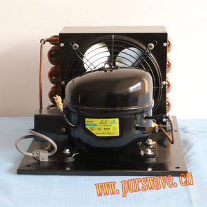 QD418HC Compressor condensing units 220V R134a LBP compressor and condenser for refrigerator fridge chest freezer