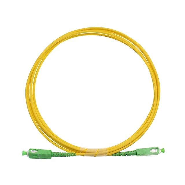 Singlemode SC/APC-SC/APC 0.9mm 2.0mm 3.0mm Simplex Duplex PVC LSZH Optical Fiber Patch Cord