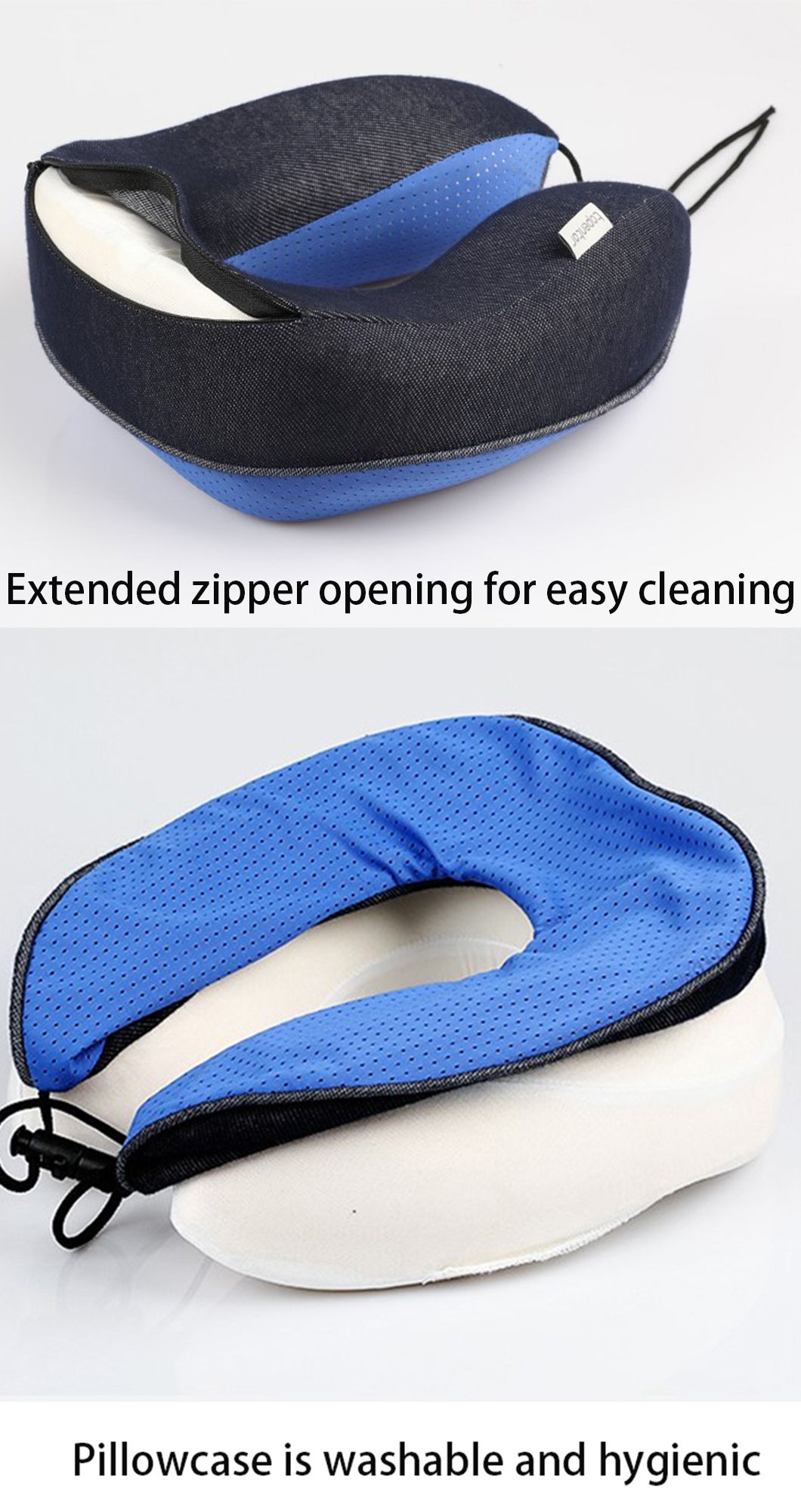 Summer New Skin-Friendly Pressure-Free Cool Feeling U-Shaped Pillow Travel