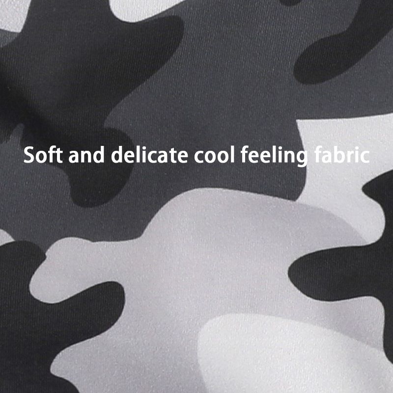 Cool Feeling Press Inflatable Camouflage U-Shaped Pillow Travel Portable Storable