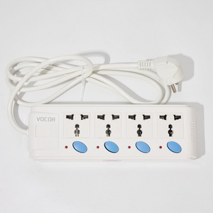 Wholesale price 4 way switch socket extension 1.8meter wire