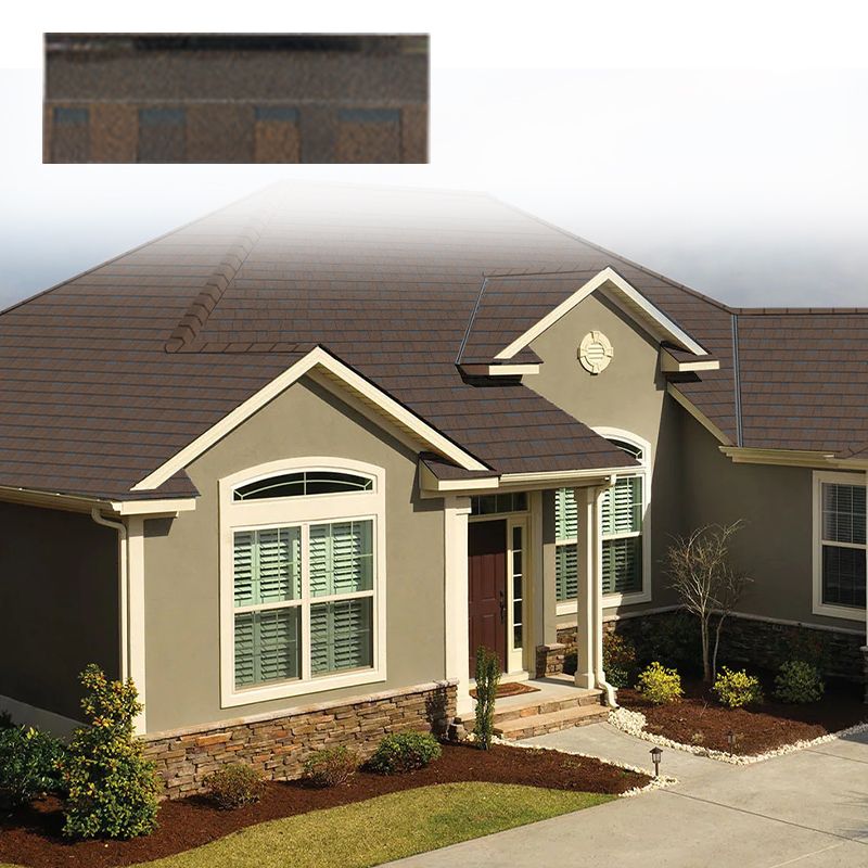 Asphalt roofing material Flat laminated roofing tiles