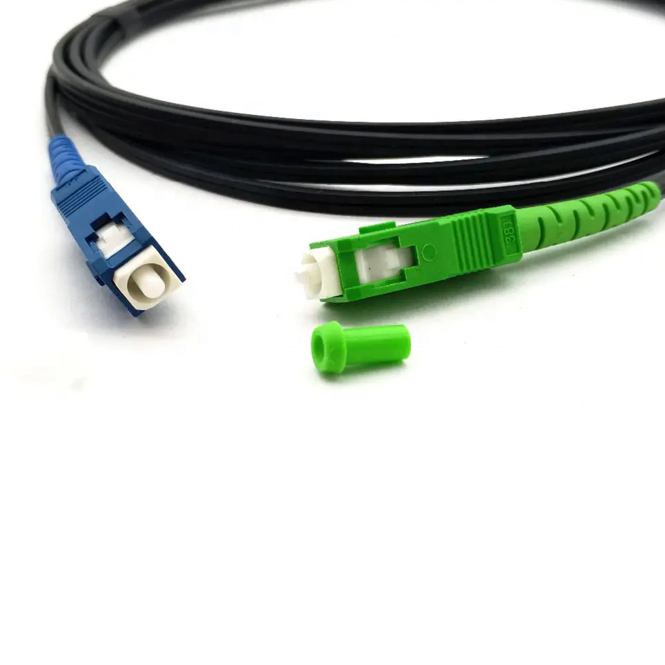 FTTH Outdoor Indoor sc/apc-sc/apc Pre-connected Drop cable Optical Single mode Fiber Patch Cord