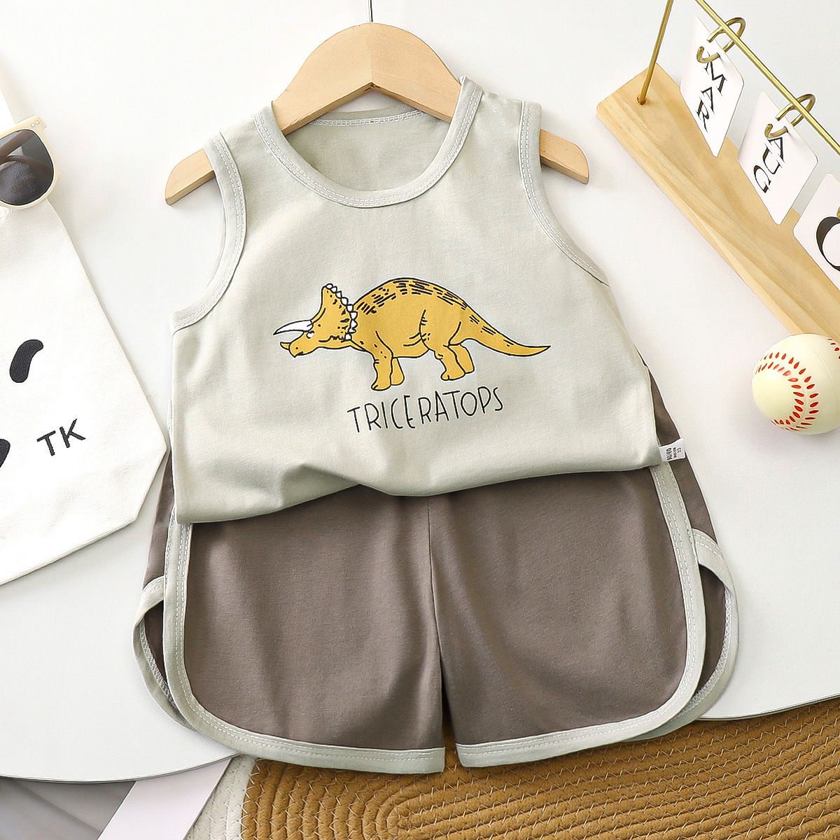 2Pcs Casual Newborn Baby Boy T Shirt Tops Vest Shorts Pants Summer Outfits Clothes