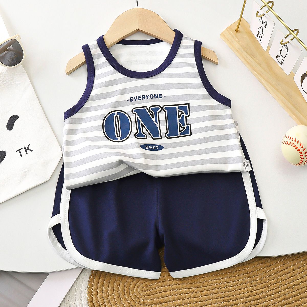 2Pcs Casual Newborn Baby Boy T Shirt Tops Vest Shorts Pants Summer Outfits Clothes