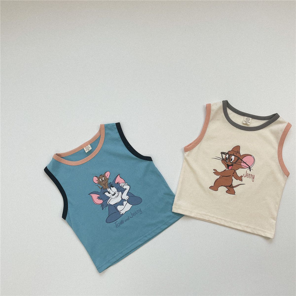 Summer Children Outing Clothes Baby Boy Girl Printed Cartoon Vest Cartoon Shorts 2Pcs/sets Infant Kids Fashion Toddler Tracksuit