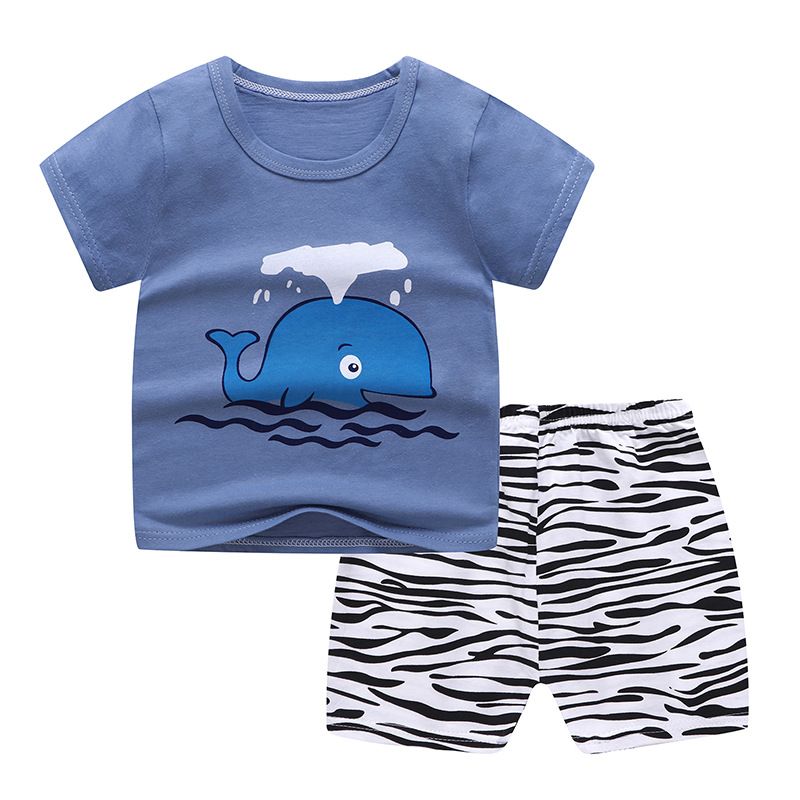 Toddler Kids Baby Boy Clothes T Shirt Tops Shorts Pants Summer 2PCS Outfits Set