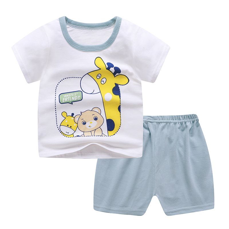 Toddler Kids Baby Boy Clothes T Shirt Tops Shorts Pants Summer 2PCS Outfits Set