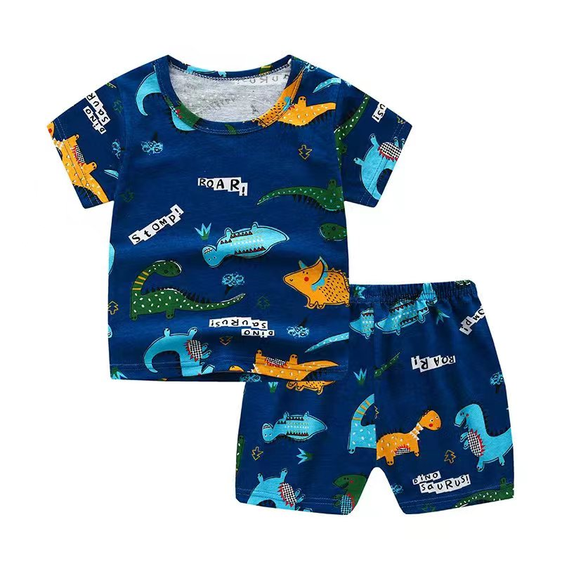 Toddler Kids Baby Boy Clothes T Shirt Tops Shorts Pants Summer 2PCS Outfits Set