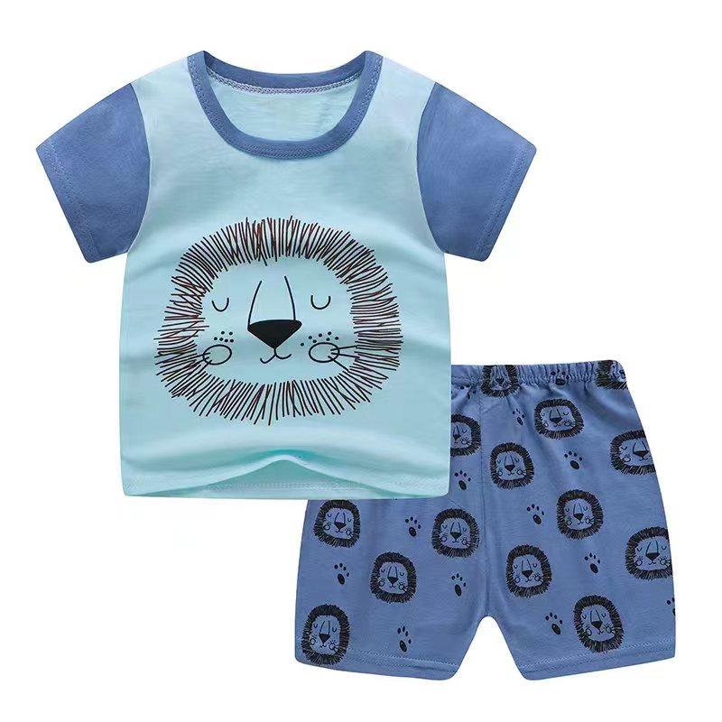 T-shirt Strip Shorts Summer Infant Suit Newborn Baby Clothing Boy Set