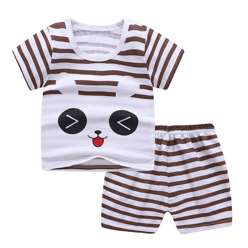 2pcs Toddler Baby Kids Boys Clothes Outfits Sets Infant Boy Summer T-Shirt Short