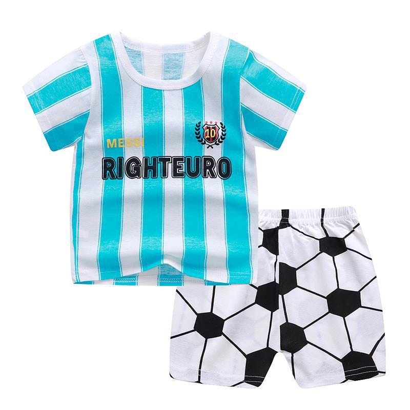 2pcs Toddler Baby Kids Boys Clothes Outfits Sets Infant Boy Summer T-Shirt Short