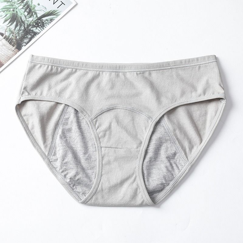 Thin Breathable 3 Layer Cotton Low Waist Panties Period Leak Proof Menstrual Panties Women Ladies Panty