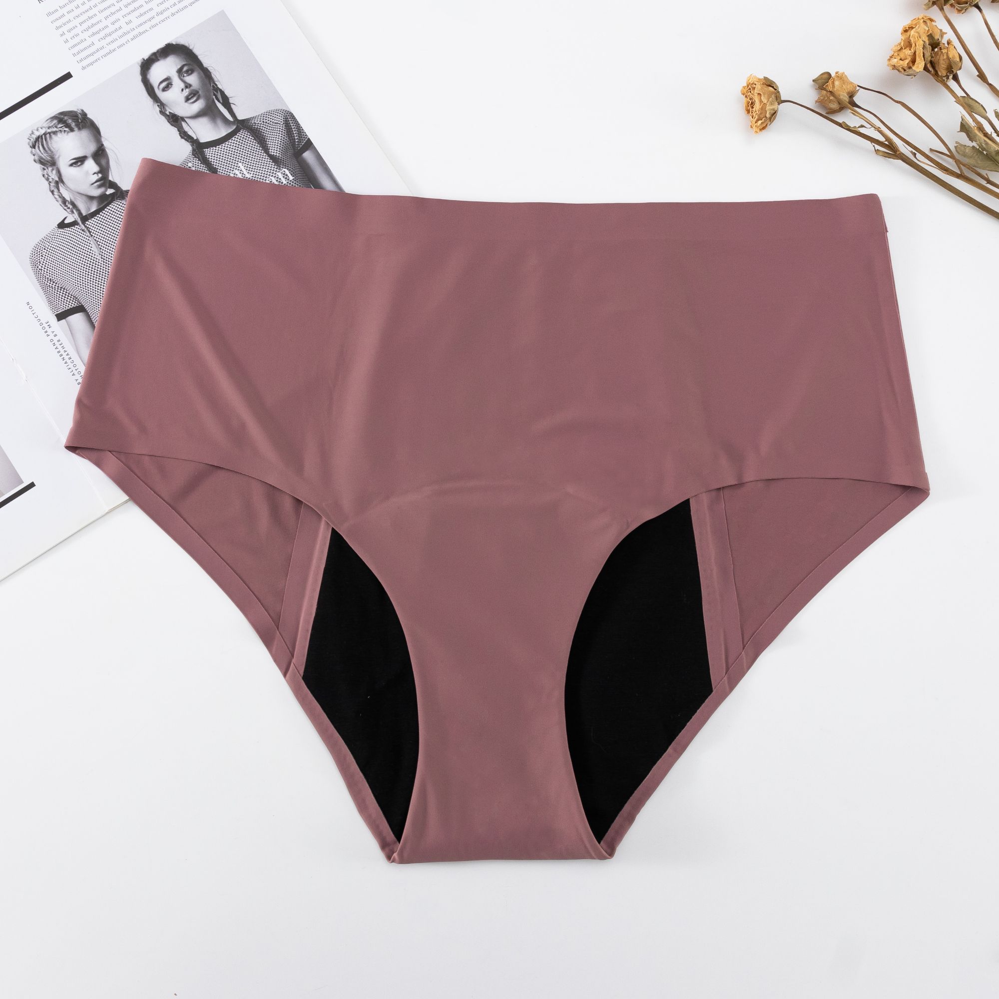 Bonded Seamless 4 Layers Menstrual Period Underwear Leak Proof Calzones Menstruales