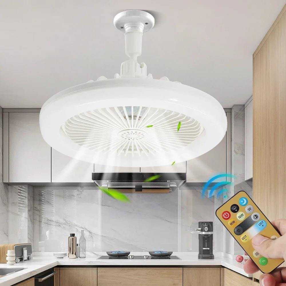 Ceiling Fans With Led Lights Remote Control For Bedroom Dimmable Invisible Ceiling Fan With Light