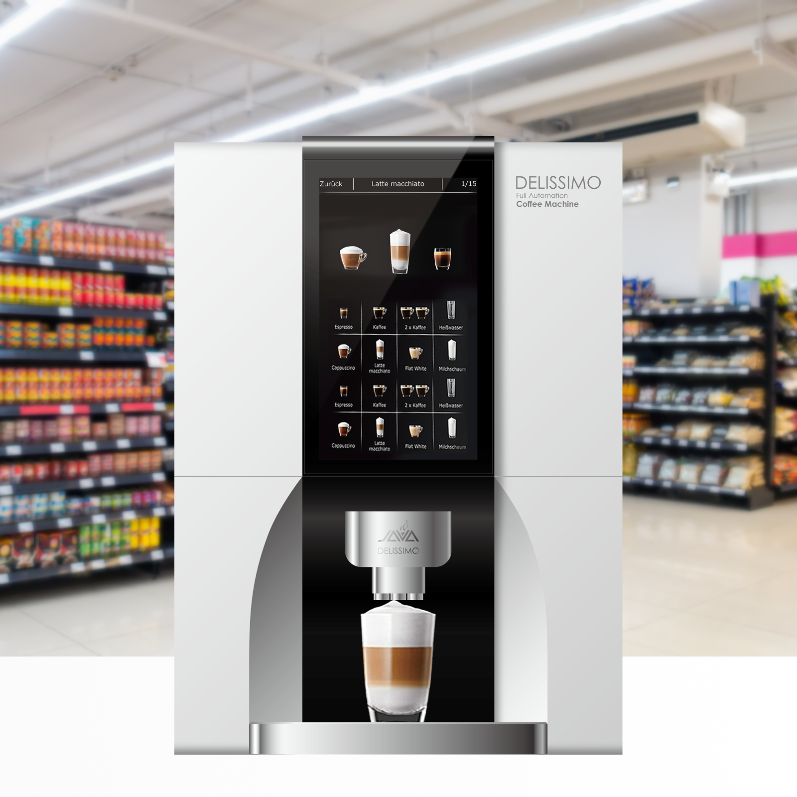 desktop commercial coffee vending machine with multiple choices