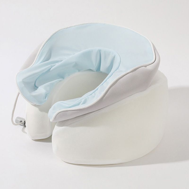 Summer Ice Cooling U-Shape Pillow No Pressure with Memory Foam