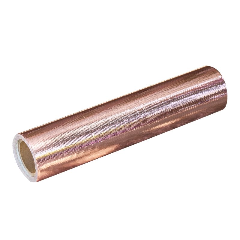 Good Grade Pink Aluminum foil and Woven Fabric