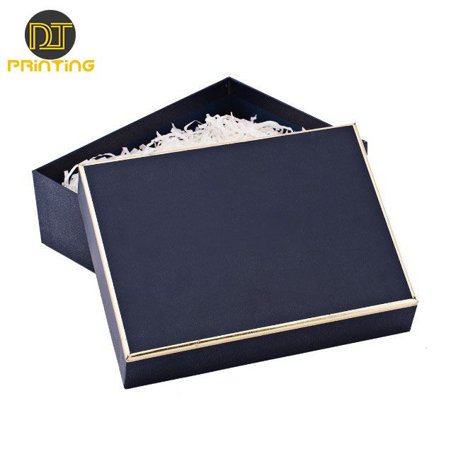 Custom Luxury Black Hardcover Lid Gift Paper Box