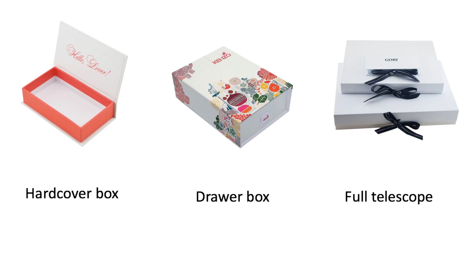 Custom Small Elegant Rigid Paperboard Boxes Lift-Off Lid and Base Gift Package