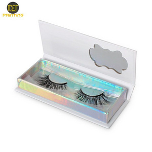 Low MOQ Cheap Empty Eyelash Box Custom Logo Packaging Box