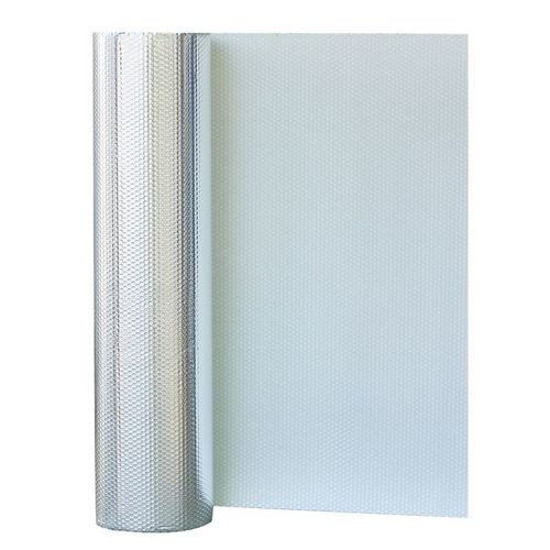 Bubble insulation with one side Aluminum one side White film