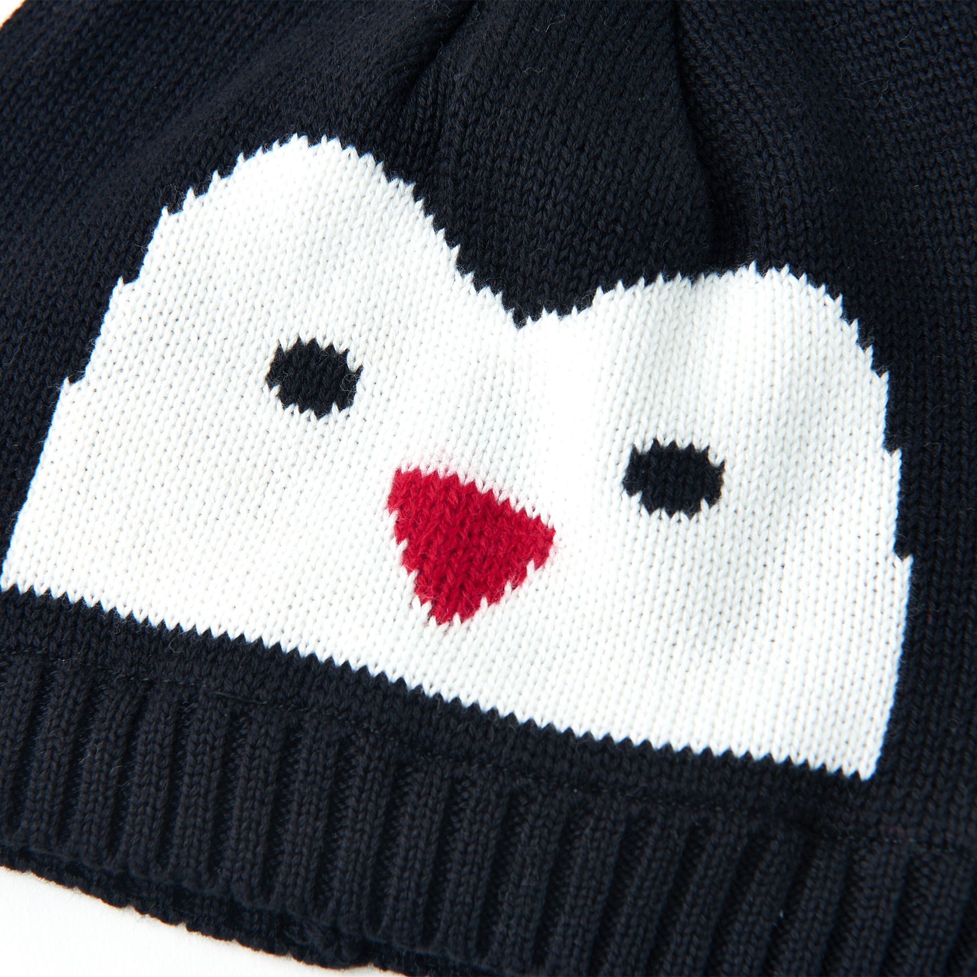 pappymommy baby hats Winter new thick hats men and women children cartoon pattern pure cotton ball double knit hat