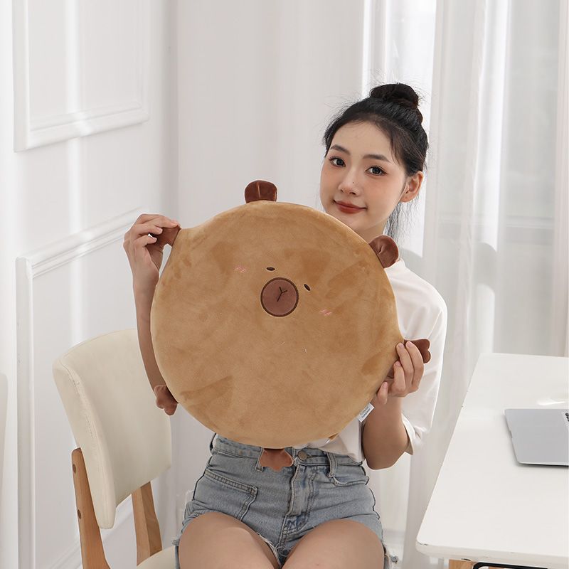 Dolphin Kapibara Office Seat Cushion Fine Embroidery Craft Wholesale