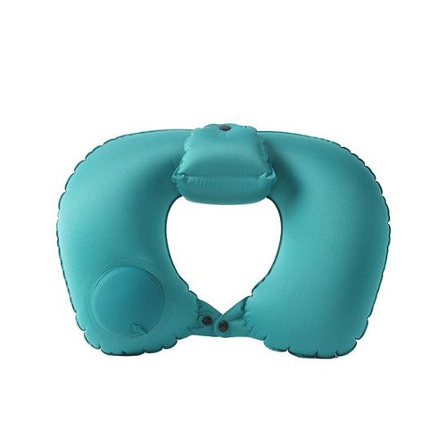 Push Inflatable Foldable U-Shape Pillow Portable Travel Wholesale