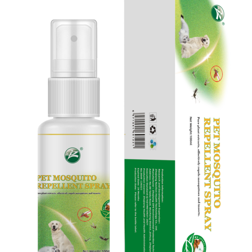 2024 Hot Sale Wholesale Natural Herbal Pet Mosquito Repellent Spray for Cats and Dogs