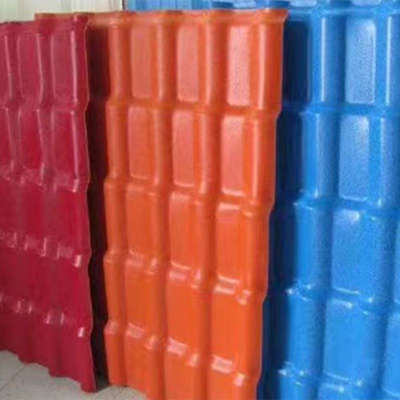 Anti uv Roma Style Antique PVC Resin Roof Tile