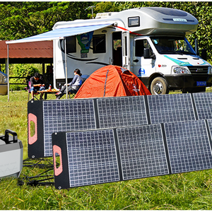 Outdoor Camping 240W Foldable Solar Energy System Overlapping Portable Solar Panel