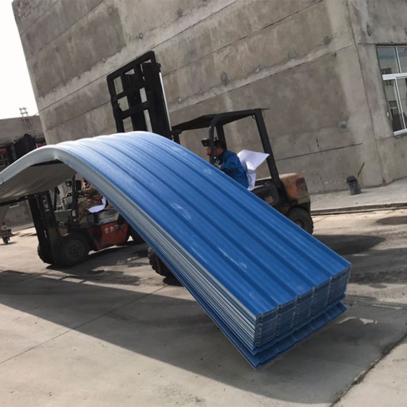 Anti UV Galvanized Blue Frp Roofing Sheet Corrugated Steel Plate