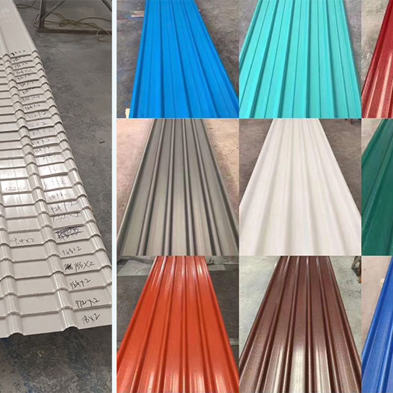 Anti UV Galvanized Blue Frp Roofing Sheet Corrugated Steel Plate