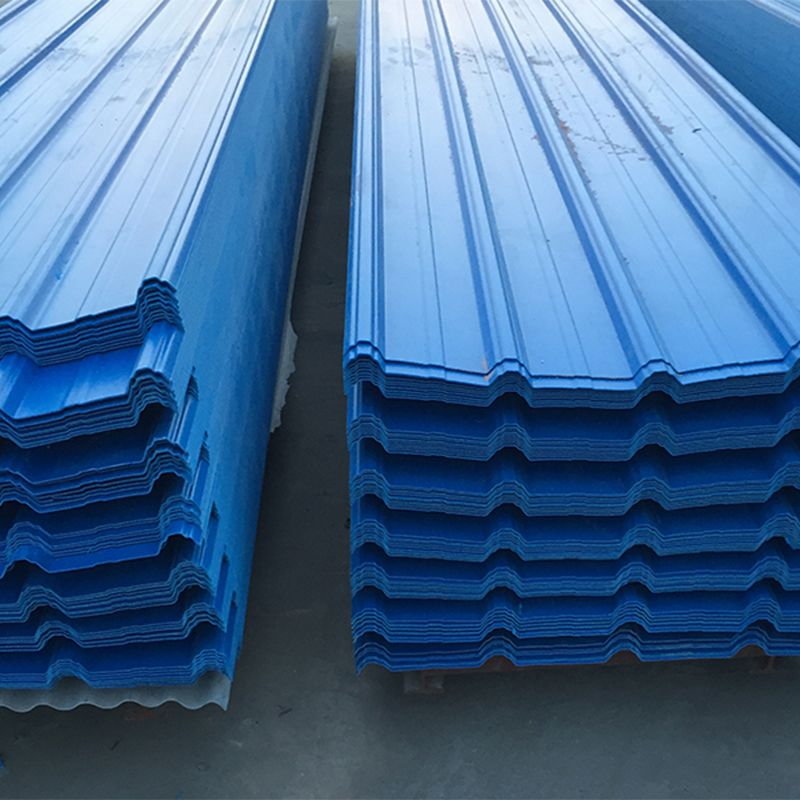 Anti UV Galvanized Blue Frp Roofing Sheet Corrugated Steel Plate