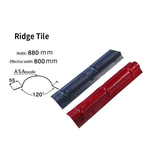 Wholesale High Quality Resin Roof Tile Villa Roofing Tiles Accessories Tilted Ridge