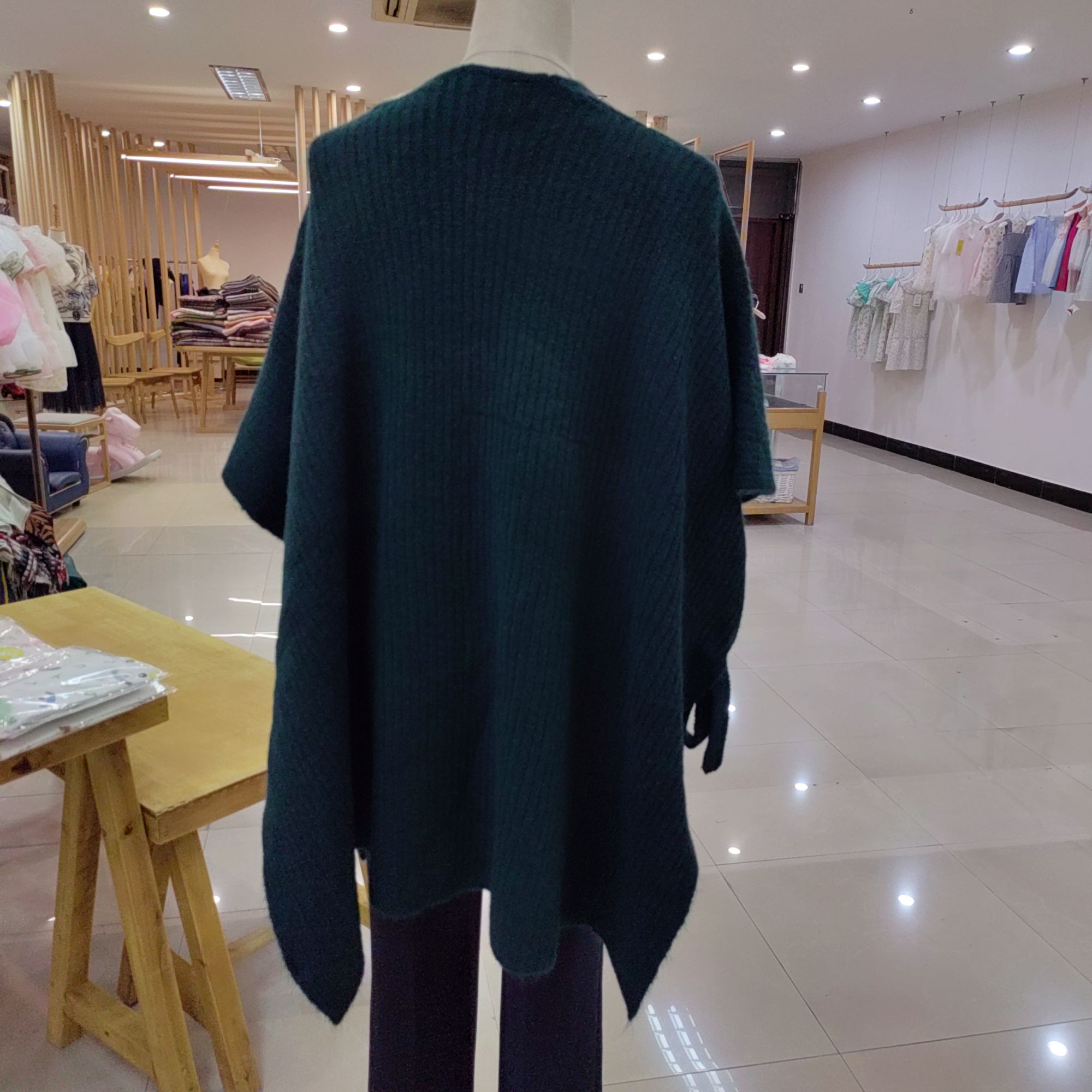 Knitted shawl outside the autumn and winter air-conditioned room warm neck protection imitation cashmere scarf female office thi