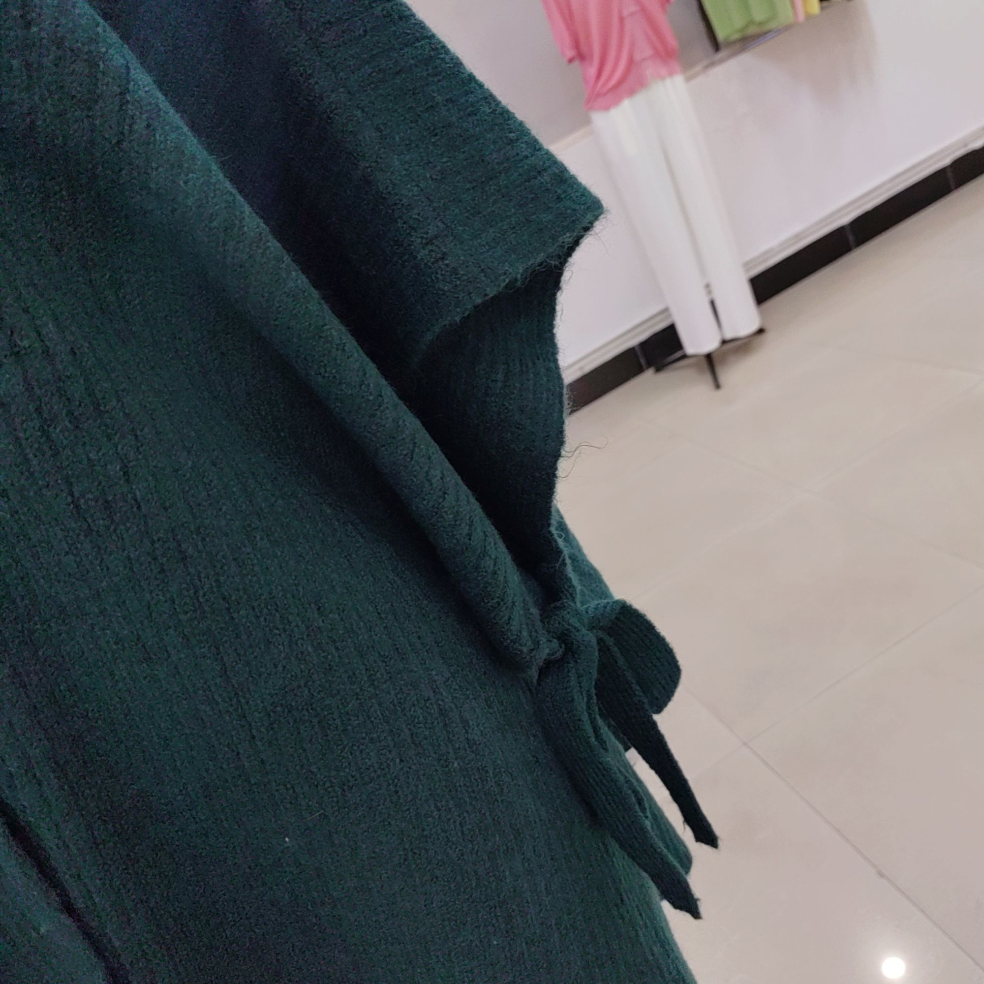 Knitted shawl outside the autumn and winter air-conditioned room warm neck protection imitation cashmere scarf female office thi