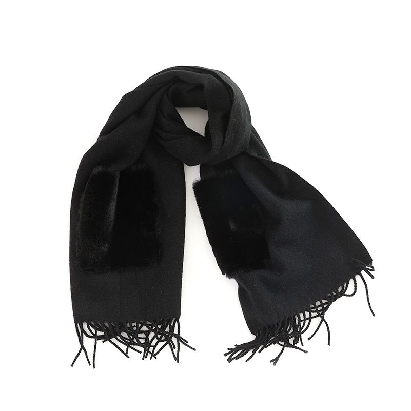 Europe and the United States imitation cashmere scarf shawl female autumn winter senior sense 2024 new all-match thick bib