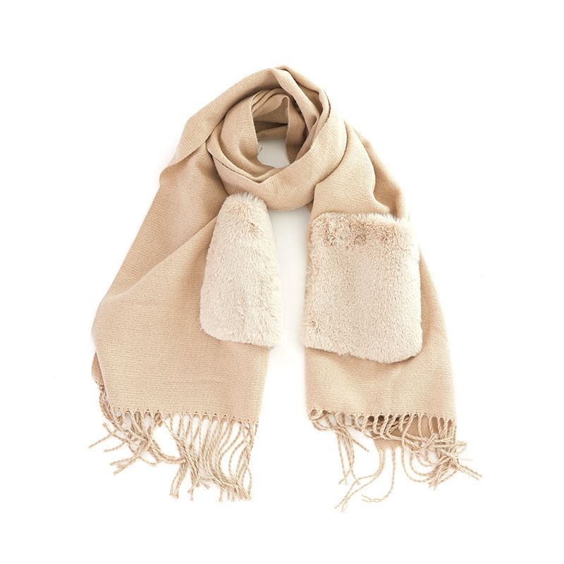 Europe and the United States imitation cashmere scarf shawl female autumn winter senior sense 2024 new all-match thick bib