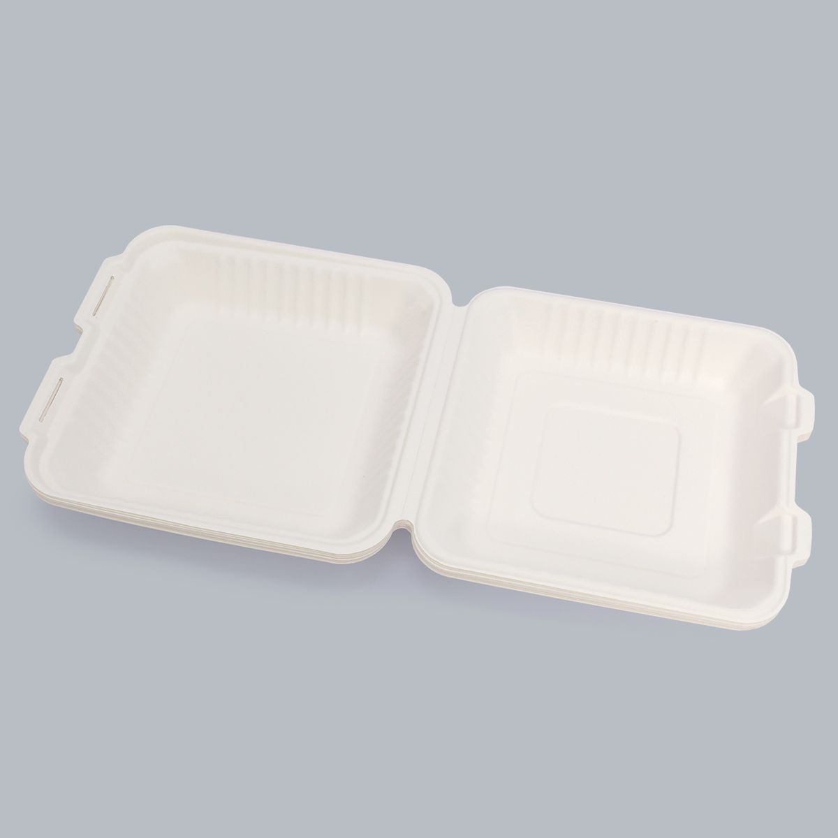 9inch Box Green Paper Products Disposable Eco-Friendly Food box Eco-Friendly Tableware Box with lid